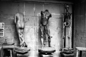 Tre anatomiska modeller, Konstfackskolan (1953)
