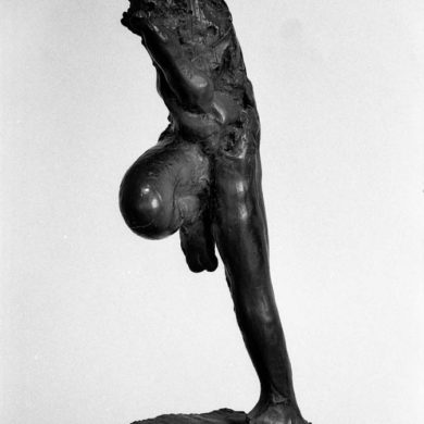 ‘Utan titel‘, (senare ‘Löparen‘) brons, höjd 100 cm, 1959.